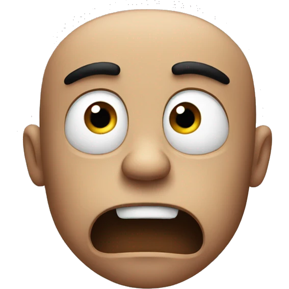 Worried engry emoji