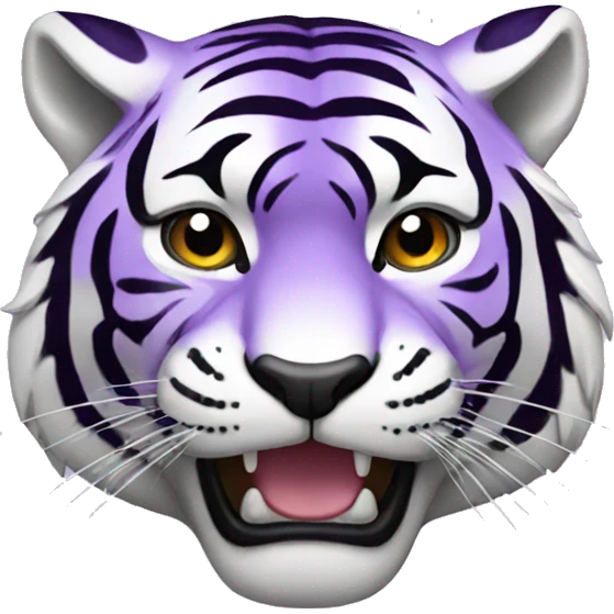 purple tiger emoji