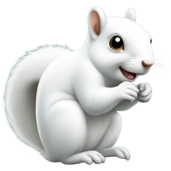 White squirrel  emoji