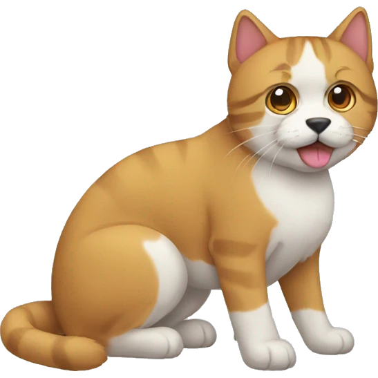 Gato y perro emoji