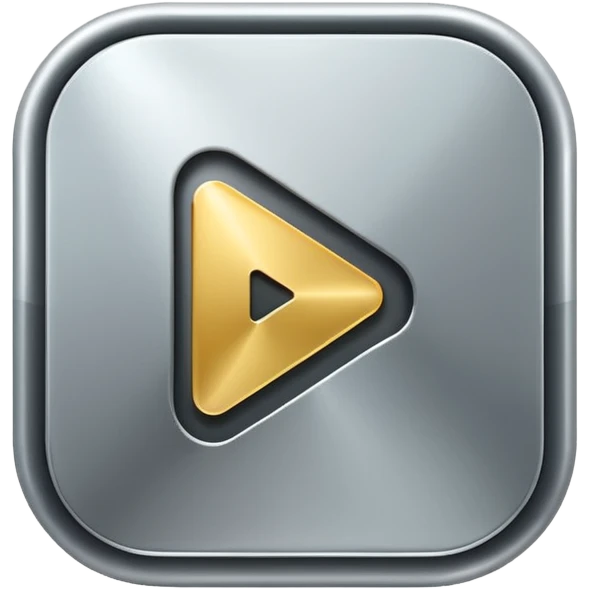 silver play button emoji