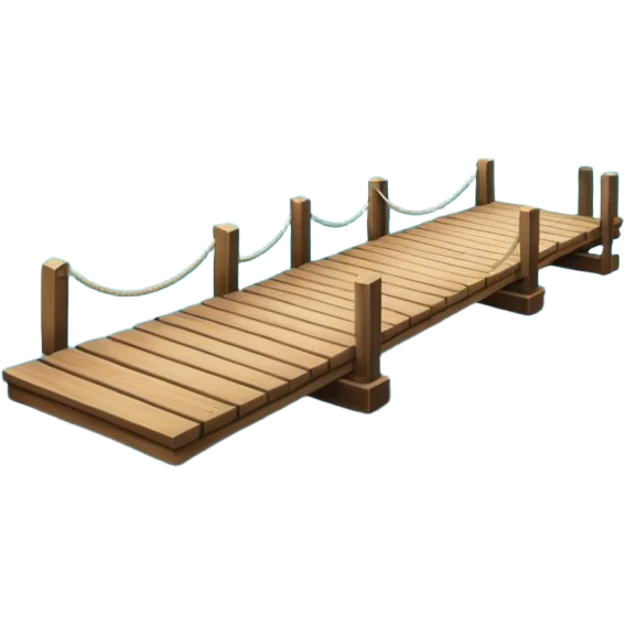 lagoon with dock emoji