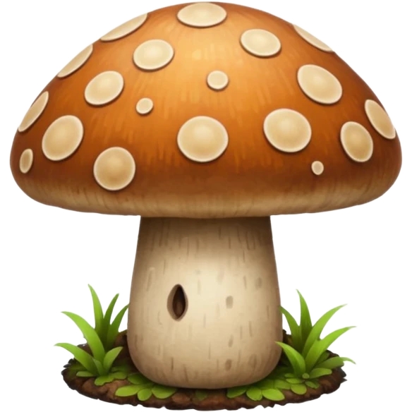 brown mushroom emoji