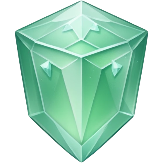 green ice frosted shield emoji