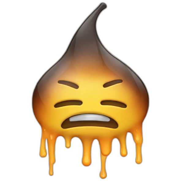 website melting emoji