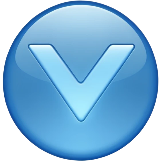 Blue tick emoji