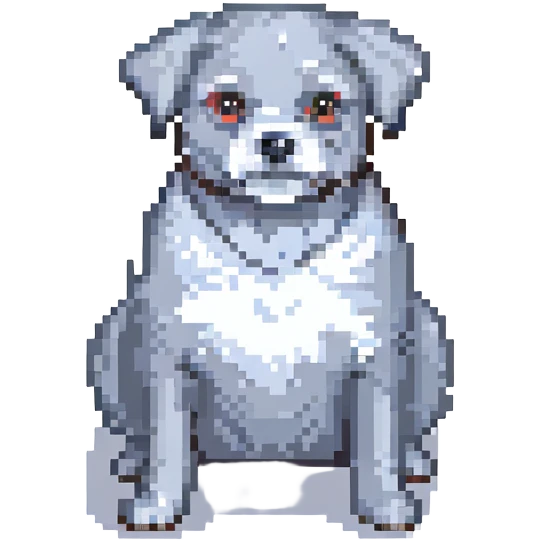 grey dog emoji