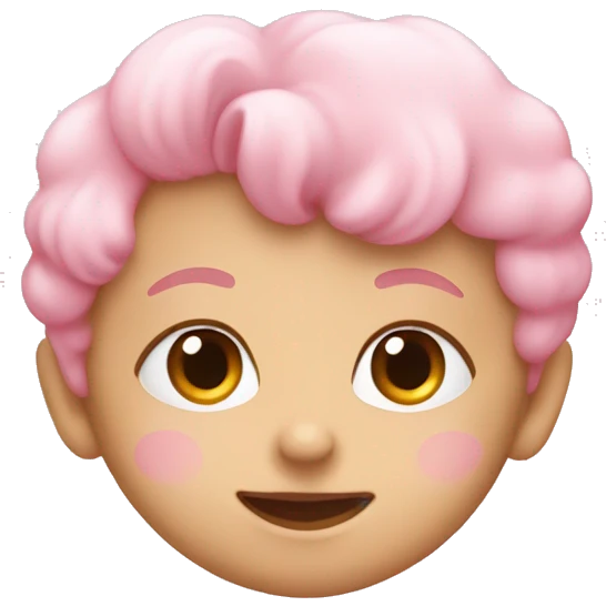 Baby pink heart emoji