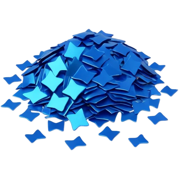 blue birthday confetti emoji