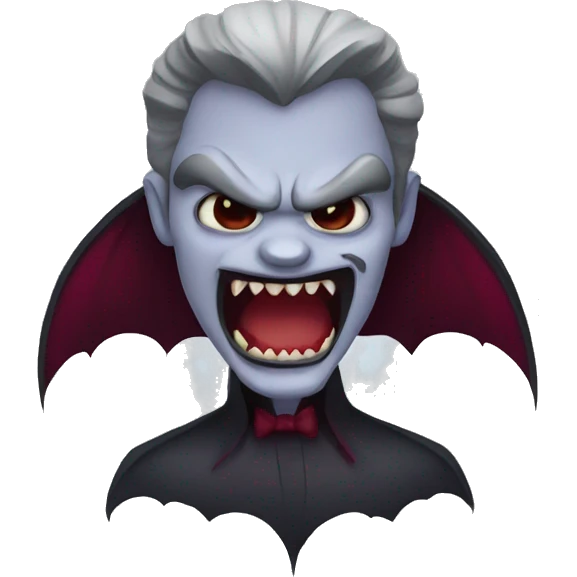 vampire with fangs emoji