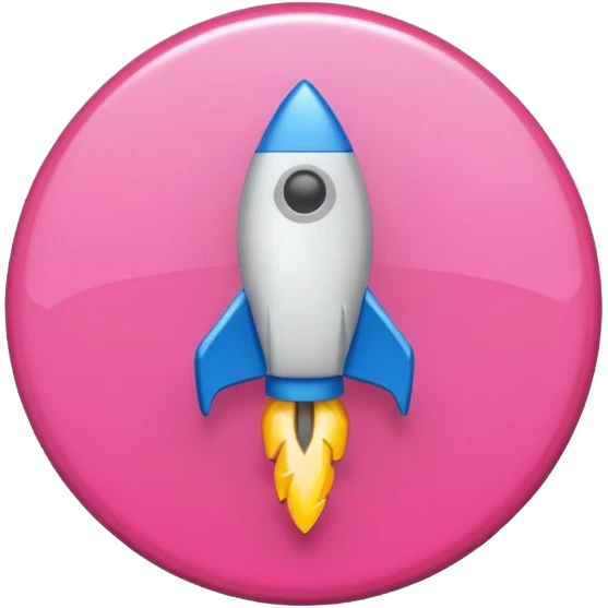 fleche directionelle blache sur fond de couleur rose sur un bouton   emoji