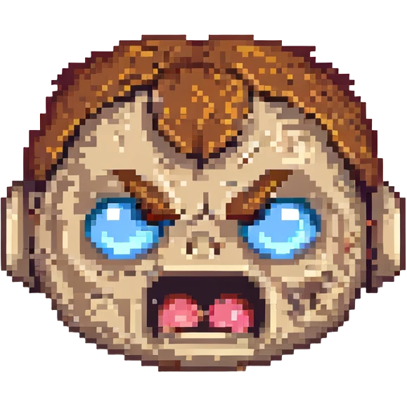 angry emoji with a confused look emoji