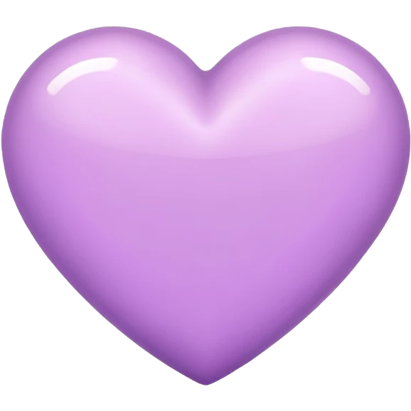 lilac heart emoji