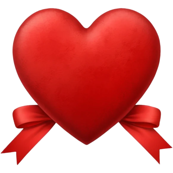 heart with a velvet ribbon emoji