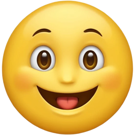 Un emoji heureux pouce en l’aire qui fait peur emoji