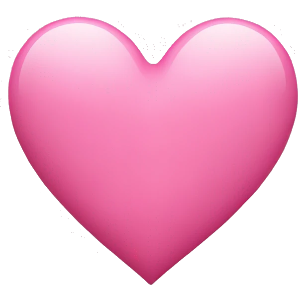Pink heart emoji