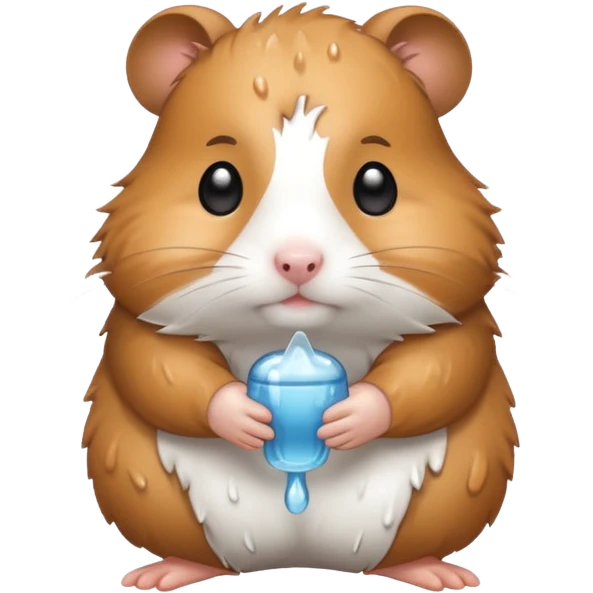 wet hamster  emoji