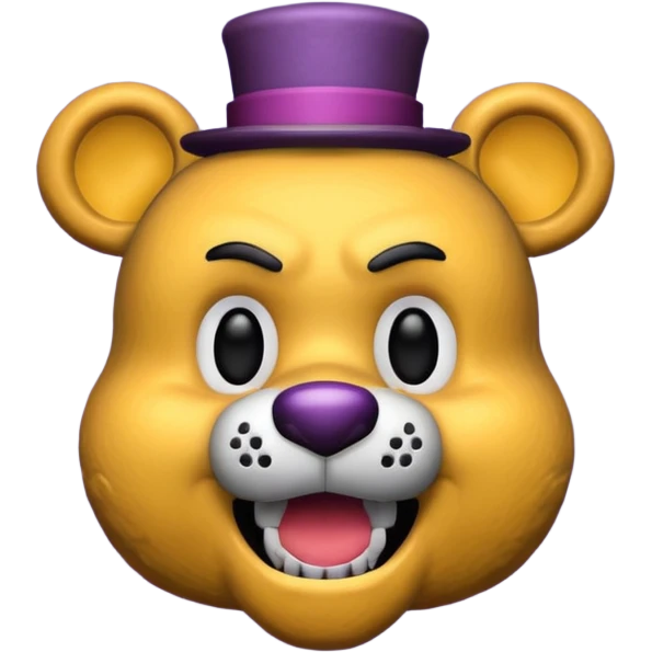 Nightmare Fredbear emoji