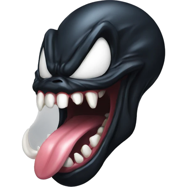 venom tongue emoji