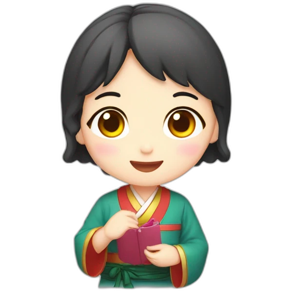 cute girl Taiwanese Pilgrimage Sing emoji