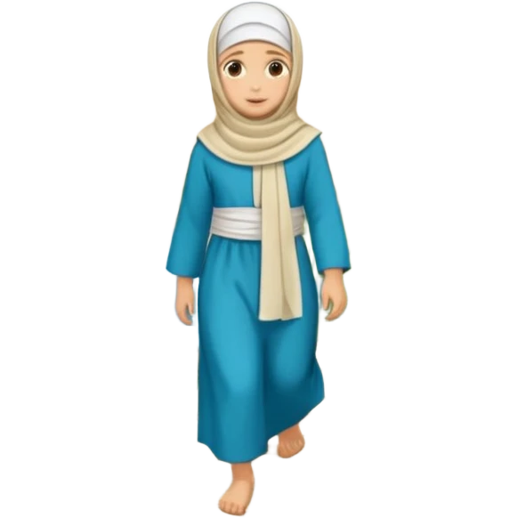 
path to the holy spring, islamic religion emoji