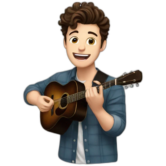 Shawn mendes singing emoji