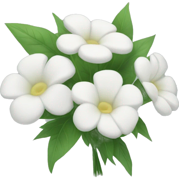 Bouquet of white flowers emoji