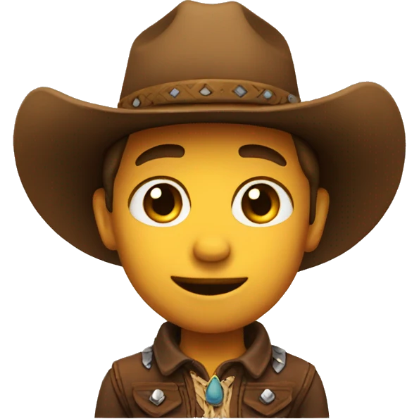 Cute western  emoji