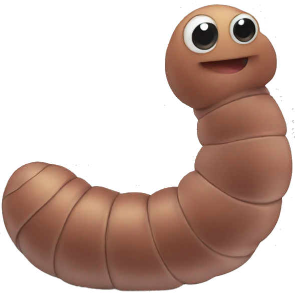 Worm emoji