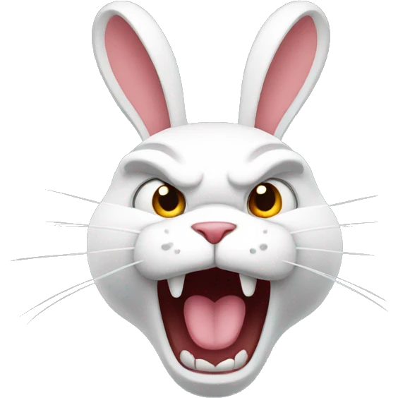 angry rabbit emoji