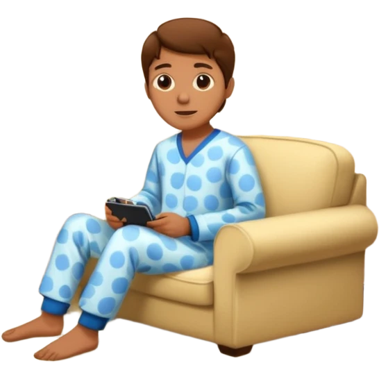 person watching a movie on the TV in their living room emoji