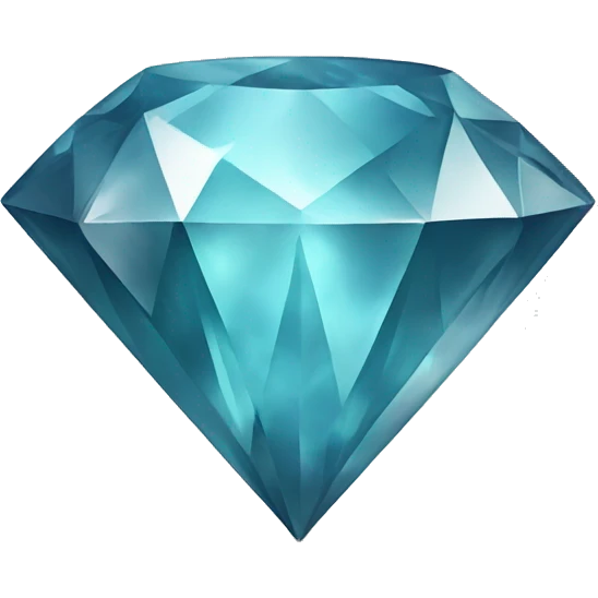 Diamond as perfect rhombus emoji