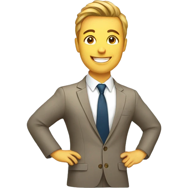 happy young managers  emoji