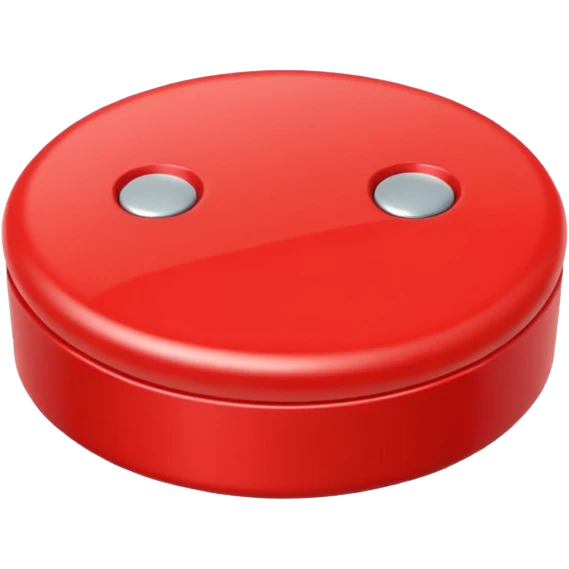 Red button emoji