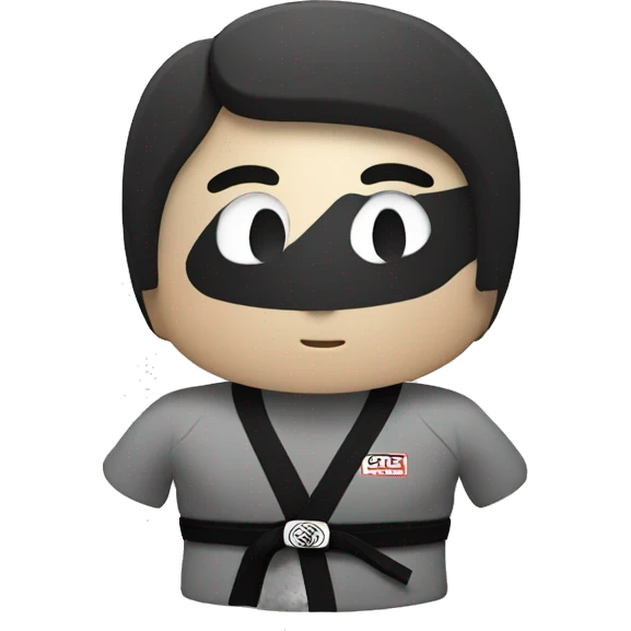Jiu Jitsu Black Belt, Only The Belt emoji