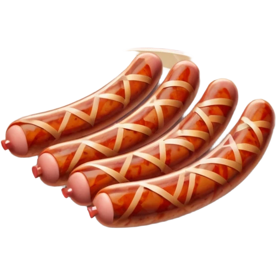 sliced sousage emoji