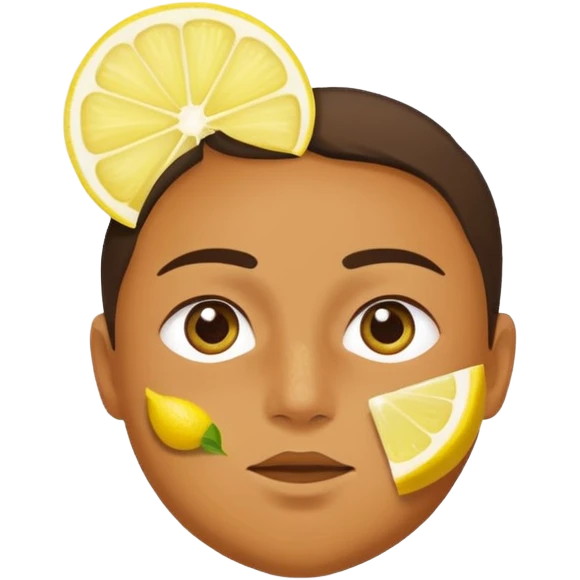 I show speed lemon face emoji