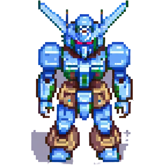 Gundam, no background emoji