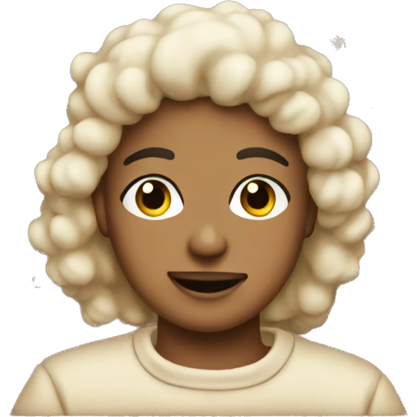Beige asthetic christmas Sweatshirt  emoji