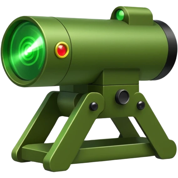 military laser emoji