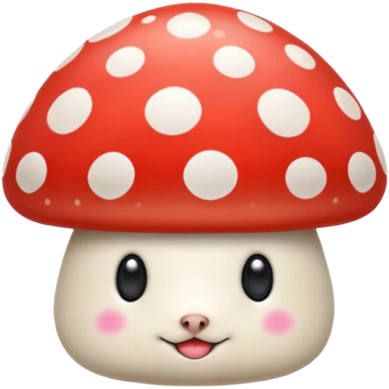 Mushroom pet emoji