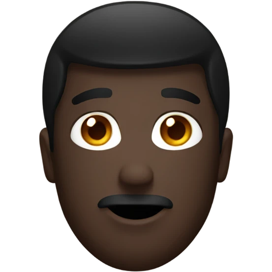 Dark rice emoji