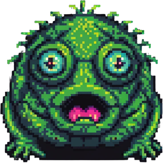 Blob monster with one eye emoji