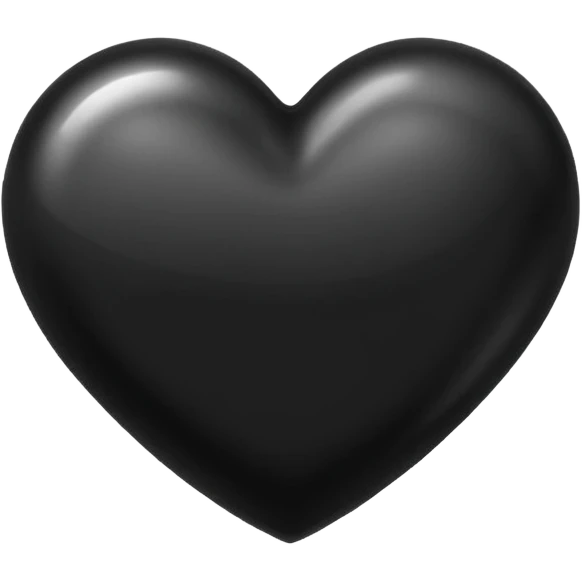 Corazón  negro emoji