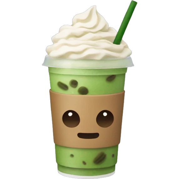 Matcha Iced coffee venti emoji
