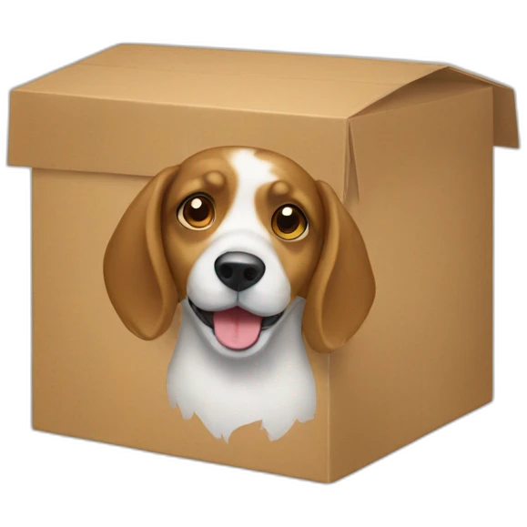 Dog box emoji
