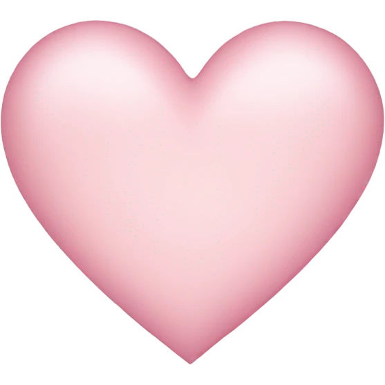 Light pink heart  emoji