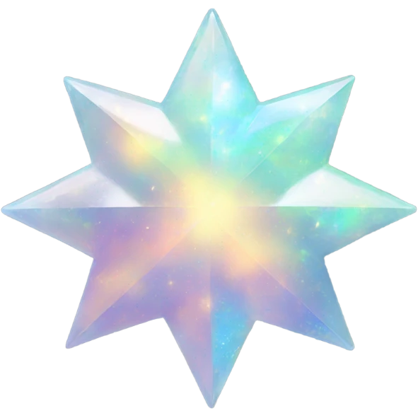opal 4 point star emoji