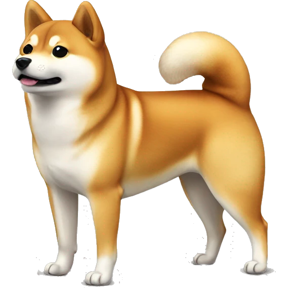 Shiba Inu standing emoji