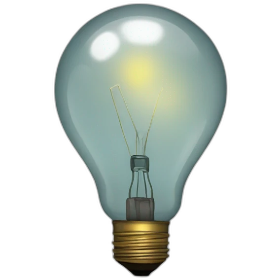 thinking bulb emoji